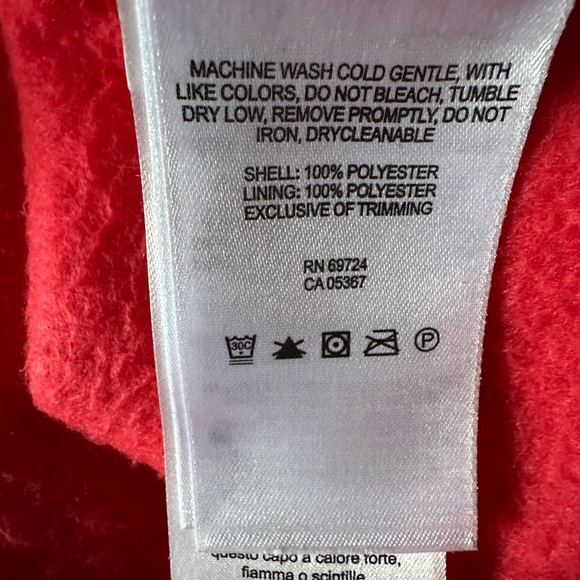 Columbia Bright Salmon Fleece Zip-Up Vest with Pockets—Size Medium - Picture 3 of 4